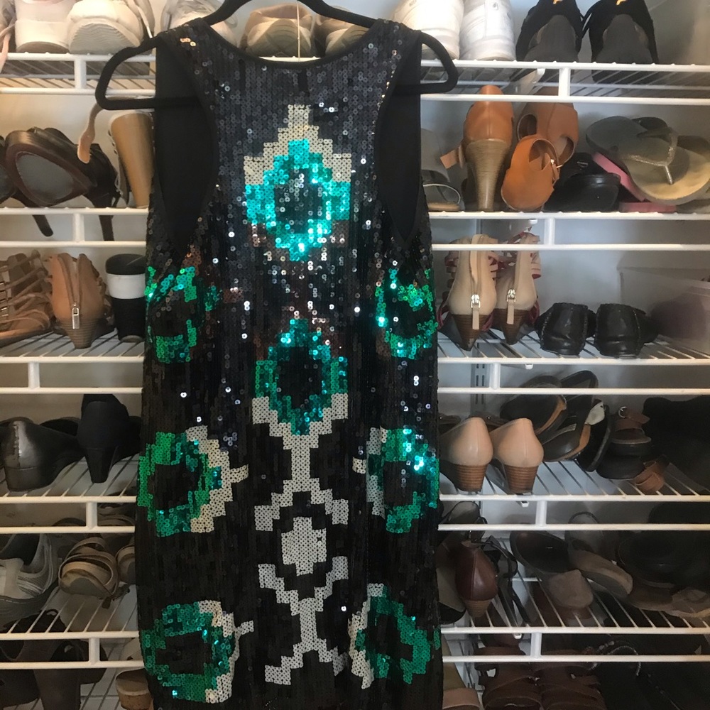 Flapper Girl Sequence Dress